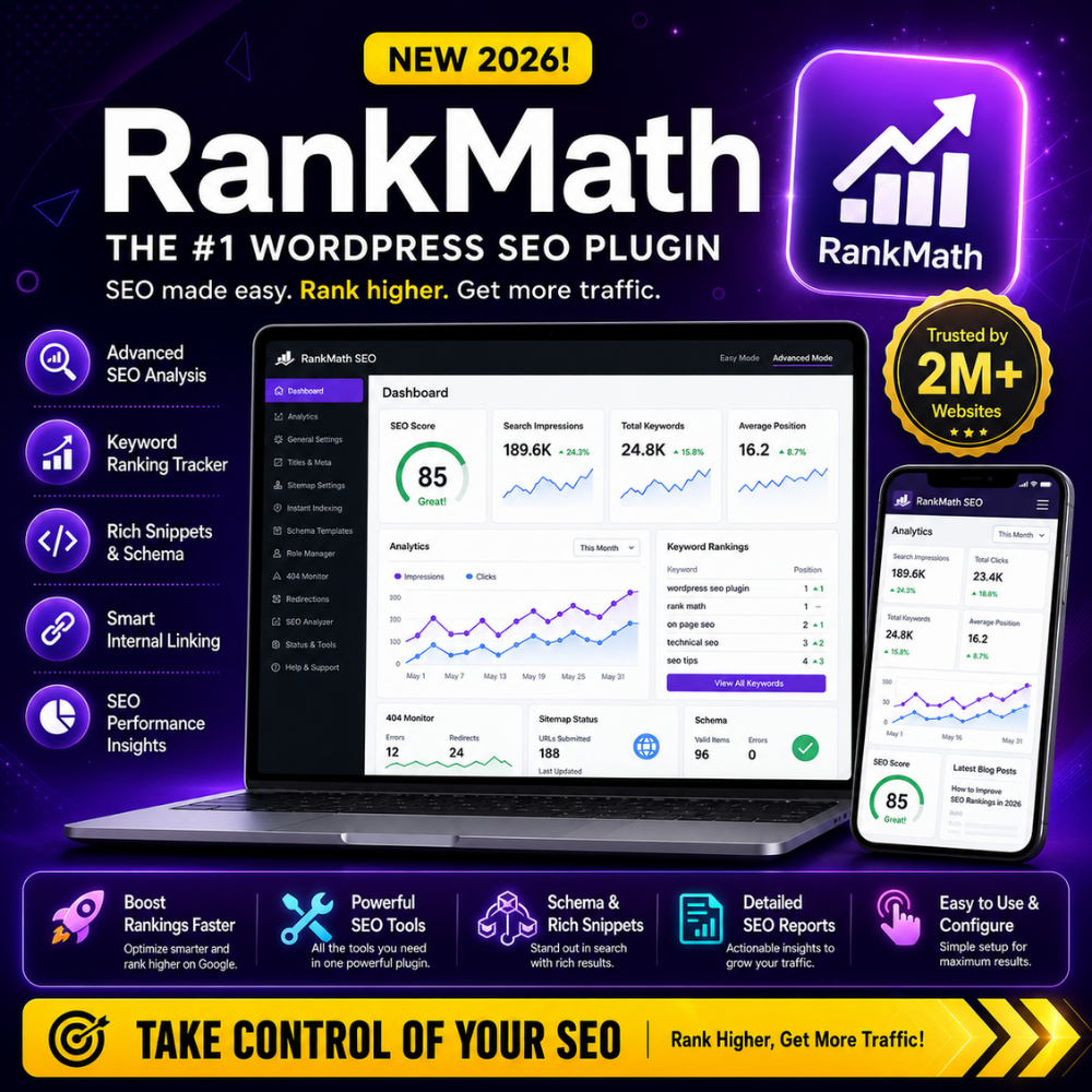Rank Math PRO SEO Plugin for WordPress - Image 2