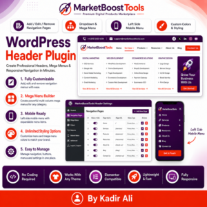WordPress Header Plugin – Responsive Header & Mega Menu Builder